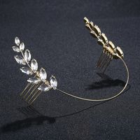 Imitated Crystal&cz Simple Geometric Hair Accessories  (alloy) Nhhs0044-alloy sku image 2