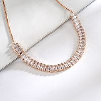 Alloy Fashion Geometric Necklace  (alloy) Nhlj3971-alloy sku image 2