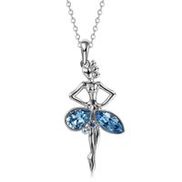 Alloy Fashion Geometric Necklace  (alloy Blue Imitated Crystal) Nhlj3967-alloy-blue-imitated Crystal sku image 1