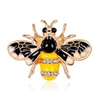 Retro All-match-insekten Brosche High-end-mode Persönlichkeit Diamant Tropföl Bienen Brosche Brosche Brosche sku image 1