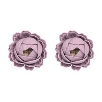 Jujia Ornement Coréen Style Frais Fleurs Boucles D'oreilles Personnalité Bijoux Boucles D'oreilles Ventes Directes D'usine Croix-frontière E-commerce sku image 5