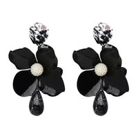 Alloy Fashion Flowers Earring  (red) Nhjj4845-red sku image 1