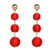 Alloy Fashion Geometric Earring  (red) Nhjj4835-red sku image 4