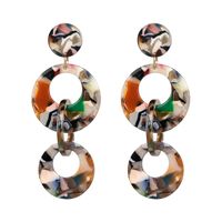 Plastic Fashion Geometric Earring  (dark Color) Nhjj4624-dark Color sku image 1
