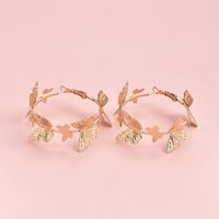 New Fashion Simple Rose Women's Alloy Earrings Hot-saling Wholesale main image 5