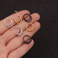 Fashion Stainless Steel Earrings Wholesale main image 3