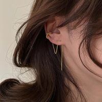 One-piece Ear Chain Ear Bone Clip Long Earrings Wholesale main image 1