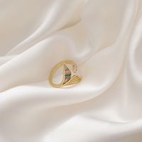 Ring Fashion Mermaid Tail Ring Micro-inlaid Zircon Fashion Ring Wholesale main image 3