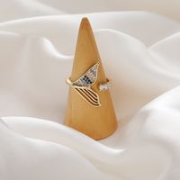 Ring Fashion Mermaid Tail Ring Micro-inlaid Zircon Fashion Ring Wholesale main image 5
