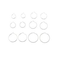 Fashion Geometric Circle Earrings Wild Metal C-shaped Earrings Wholesale main image 6