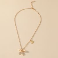 Korean Style Personalized Simple Super Fairy Mori Style Diamond Butterfly Necklace New Fashionable Temperamental All-match Cold Indie Necklace main image 4