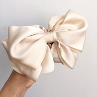 Chic Style Korean Style Multi-layer Satin Bow Steel Clip Spring Clip Hair Clips Hair Accessories Headwear For Women main image 6