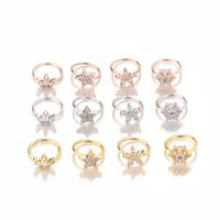 Fashion Micro-inlaid Zircon Nose Ring Tragus Ear Bone Piercing Earrings Wholesale sku image 6