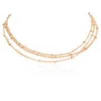 Korean Simple Golden Clavicle Chain Multi-layer Fashion Necklace Wholesale sku image 1
