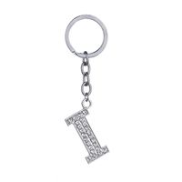 Hot-selling Fashion 26 English Letters Diamond Keychain  Wholesale sku image 9