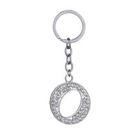 Hot-selling Fashion 26 English Letters Diamond Keychain  Wholesale sku image 15