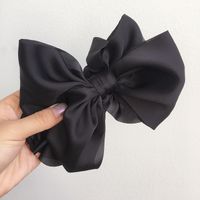 Chic Style Korean Style Multi-layer Satin Bow Steel Clip Spring Clip Hair Clips Hair Accessories Headwear For Women sku image 1