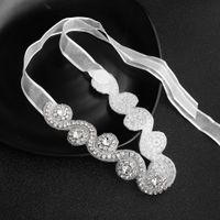 Hot-saling Hairband Handmade Flowers Diamond Bridal Jewelry main image 4