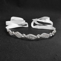 Welle Handgemachte Applikation Diamantbesetzte Kinder Kopfschmuck Braut Hochzeit Zubehör Wilde Stirn Stirnband main image 3