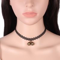 Fashion New Gothic Neckband Choker Collar Lace Necklace Set main image 4