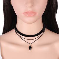 Fashion New Gothic Neckband Choker Collar Lace Necklace Set main image 5