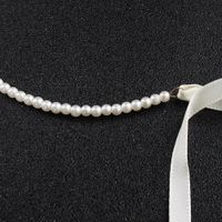 Braut Handgemachte Perle Kristall Perlen Stirnband Kirschblütenform Kopfschmuck main image 5