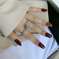 Fashion Shell Shape Simple Personality Ring Index Finger Ring main image 6