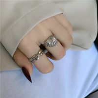 Fashion Shell Shape Simple Personality Ring Index Finger Ring main image 3