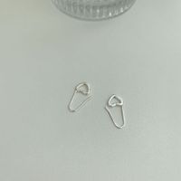 Japanese And Korean Isn Style Simple Small Earrings Girlish Heart Love Pin Small Ear Studs Ear Bone Stud Earrings main image 6