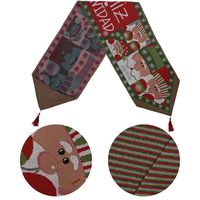 Christmas Decorations Knitted Cloth Table Banner Creative Christmas Decoration main image 3
