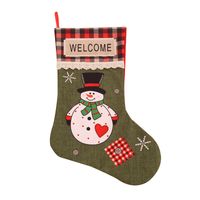 New Polyester Fabric Extra Large Christmas Stocking main image 6