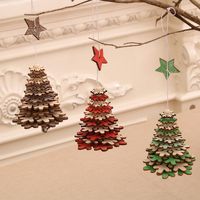 Christmas Decorations Wooden Bells Pendant Wholesale main image 5