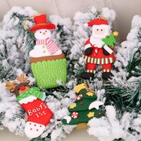 Christmas Tree Pendants Santa Claus Pendants Refrigerator Magnets main image 4