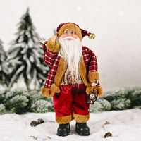 Weihnachtsfeier Dekoration Stehende Haltung Santa Claus Puppe main image 4