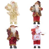 Weihnachtsfeier Dekoration Stehende Haltung Santa Claus Puppe main image 3