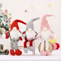 Christmas Supplies Red-haired Forest Old Man Hanging Legs Ornaments main image 5