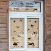 New Wall Sticker Halloween Theme Series Funny Red Eye Spider Window Glass Sticker main image 2