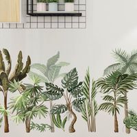 Inkjet Wall Stickers Large Tropical Vegetation Series Home Background Wall Stickers main image 3