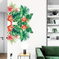 Ins Nordic Tropical Plant Diagonal Wall Stickers Removable Self-adhesive Living Room Bedroom Study Room Decoration Stickers Fx-d45 main image 4