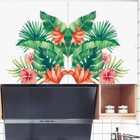Ins Nordic Tropical Plant Diagonal Wall Stickers Removable Self-adhesive Living Room Bedroom Study Room Decoration Stickers Fx-d45 main image 5