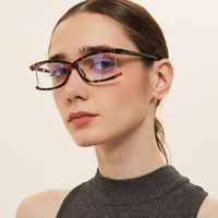 Fashion Borderless Anti-blue Light Flat Mirror Square New Retro Glasses main image 1