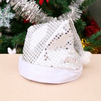 Christmas Adult Christmas Hat Sequined Christmas Decorative Cap Christmas Hat For The Elderly Party Performance Decorations Cap sku image 3