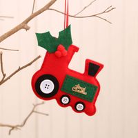 Christmas Fabric Car Pendant Christmas Tree Pendant Christmas Decorations Christmas Small Pendant Small Gift sku image 1