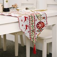 New Christmas Decoration Knitted Cloth Table Runner Creative Christmas Table Decoration sku image 5