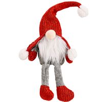 Christmas Supplies Red-haired Forest Old Man Hanging Legs Ornaments sku image 1
