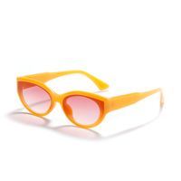 Fashion Carved Color Lens Cat's Eye Retro New Sunglasses For Women sku image 3
