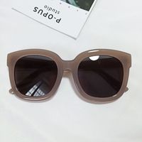 New Fashion Korean Square Frame Retro Big Frame Thin Sunglasses sku image 2