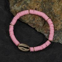 New Fashion Bohemian Ethnic Style Shell All-match Color Soft Clay Bracelet main image 4