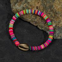 New Fashion Bohemian Ethnic Style Shell All-match Color Soft Clay Bracelet main image 5