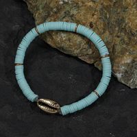 New Fashion Bohemian Ethnic Style Shell All-match Color Soft Clay Bracelet main image 6